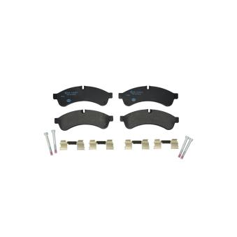 Jeu de 4 plaquettes de frein arrière HELLA OEM 500055652