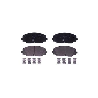 Jeu de 4 plaquettes de frein avant HELLA 8DB 355 039-941 pour VOLKSWAGEN ATLAS 3.6 FSi 4motion - 249cv