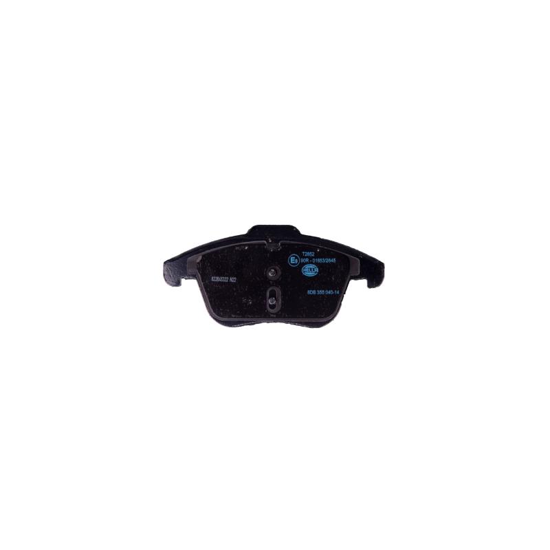 Jeu de 4 plaquettes de frein avant HELLA 8DB 355 040-141 - Visuel 1