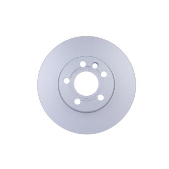 Jeu de 2 disques de frein avant HELLA 8DD 355 104-481 pour LANCIA DELTA 1.9 TDI - 110cv