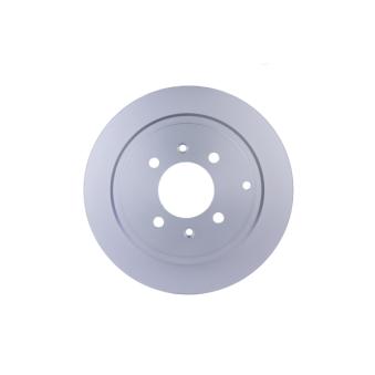 Jeu de 2 disques de frein arrière HELLA 8DD 355 105-231 pour MITSUBISHI SAPPORO 1.8 16V - 110cv