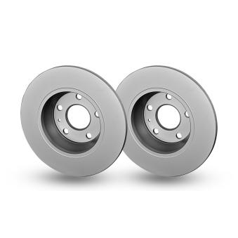 Jeu de 2 disques de frein arrière HELLA 8DD 355 113-841 pour AUDI TT 2.0 TFSI quattro - 211cv