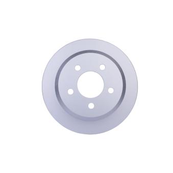 Jeu de 2 disques de frein arrière HELLA [8DD 355 114-801]