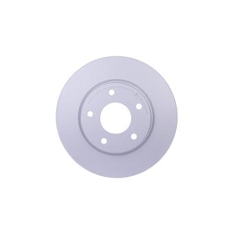 Jeu de 2 disques de frein avant HELLA 8DD 355 116-241 pour MITSUBISHI SPACE 3.6 - 287cv