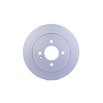 Jeu de 2 disques de frein arrière HELLA 8DD 355 118-501 pour FORD TRANSIT COURIER 1.6 CRDi - 110cv