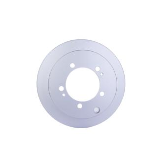 Jeu de 2 disques de frein arrière HELLA 8DD 355 118-661 pour MITSUBISHI LANCER 2.0 - 135cv