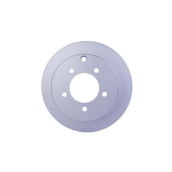 Jeu de 2 disques de frein arrière HELLA 8DD 355 119-181 pour MITSUBISHI LANCER 2.0 DI-D - 140cv