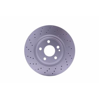 Jeu de 2 disques de frein avant HELLA 8DD 355 120-351 pour MERCEDES-BENZ CLA CLA 220 4-matic - 184cv