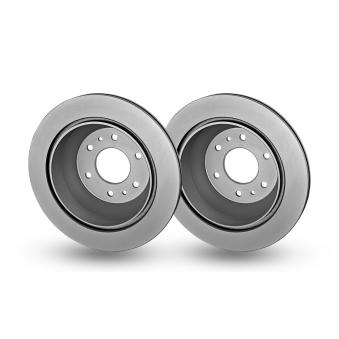 Jeu de 2 disques de frein arrière HELLA [8DD 355 122-311]