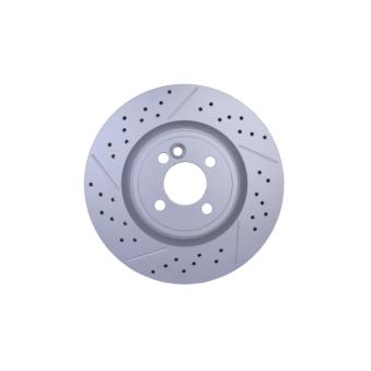 Jeu de 2 disques de frein avant HELLA 8DD 355 123-471 pour LADA 111 John Cooper Works - 211cv