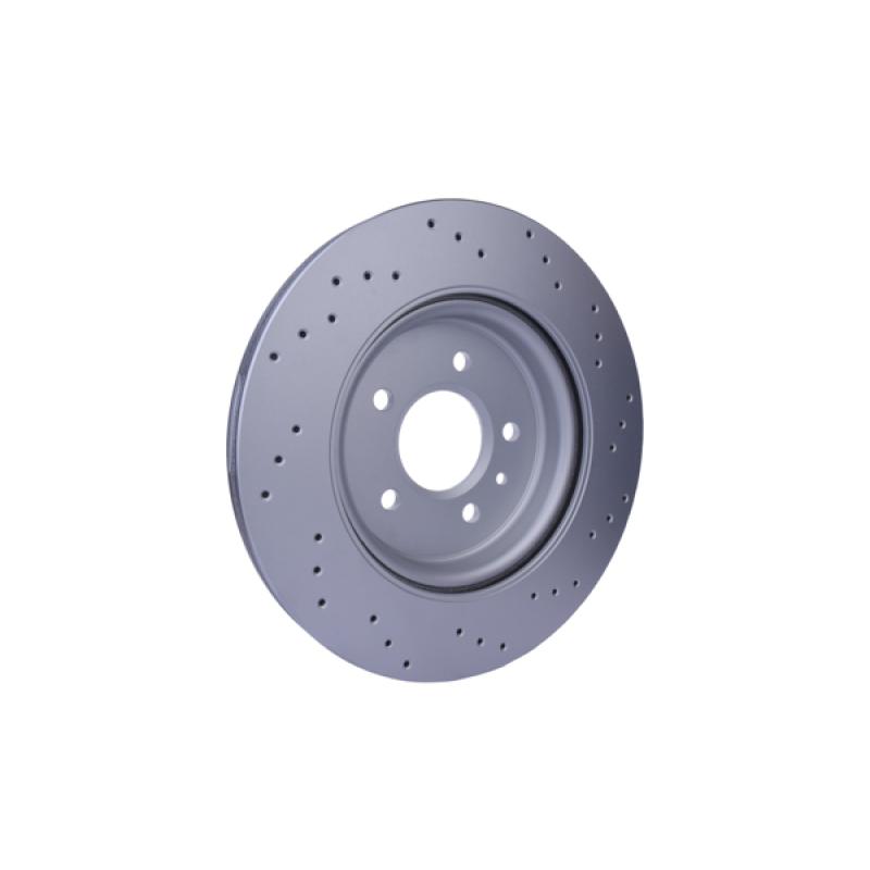 Jeu de 2 disques de frein arrière HELLA 8DD 355 126-391 - Visuel 2