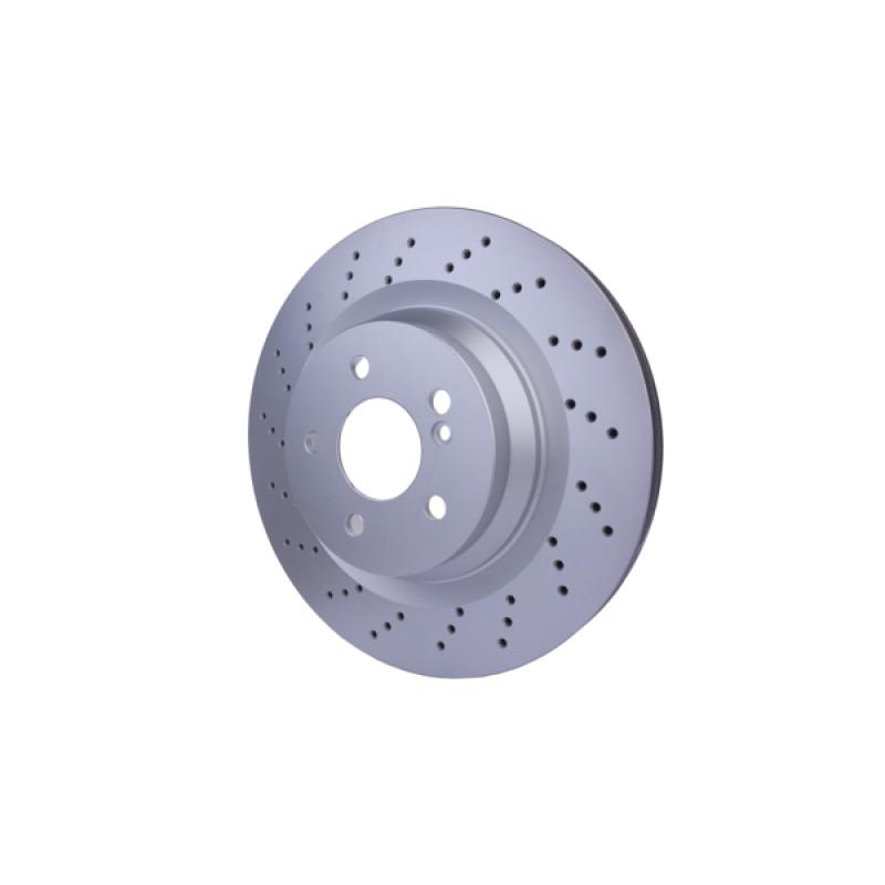 Jeu de 2 disques de frein arrière HELLA 8DD 355 126-401 - Visuel 1