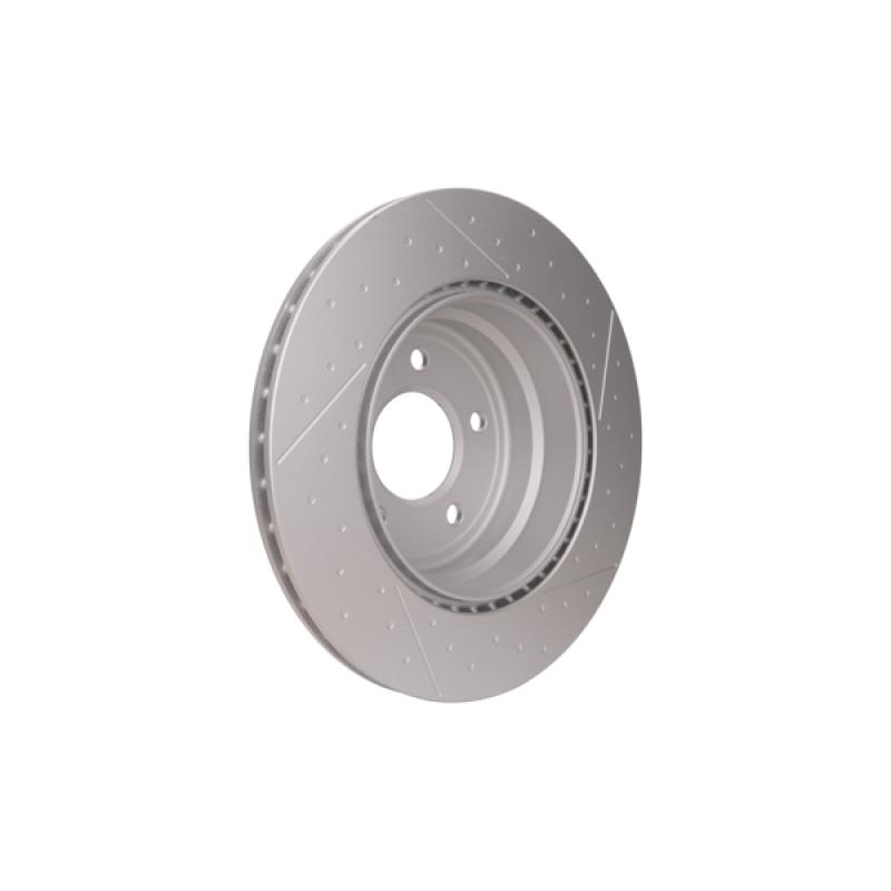 Jeu de 2 disques de frein arrière HELLA 8DD 355 130-011 - Visuel 1