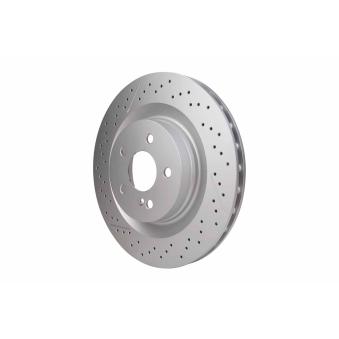 Jeu de 2 disques de frein arrière HELLA 8DD 355 133-231