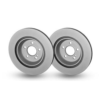 Jeu de 2 disques de frein arrière HELLA 8DD 355 133-251 pour MERCEDES-BENZ SL 350 - 306cv