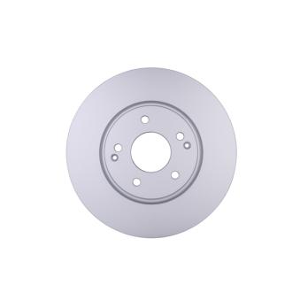 Jeu de 2 disques de frein avant HELLA 8DD 355 133-331 pour SSANGYONG KORANDO 2.2 e-XDi - 178cv