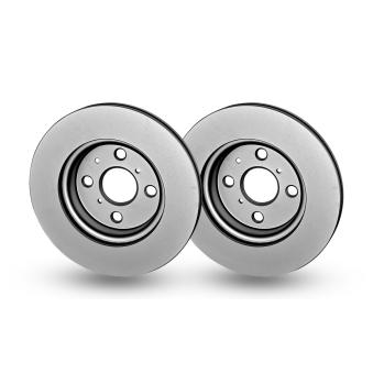 Jeu de 2 disques de frein avant HELLA [8DD 355 135-041]