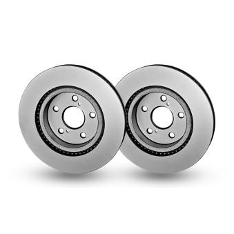 Jeu de 2 disques de frein avant HELLA 8DD 355 135-241 pour LEXUS ES 350 - 249cv