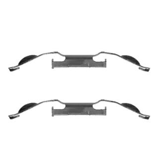 Kit d'accessoires, étrier de frein HELLA OEM 5W932B486AB