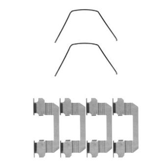 Kit d'accessoires, plaquette de frein à disque HELLA [8DZ 355 204-781]