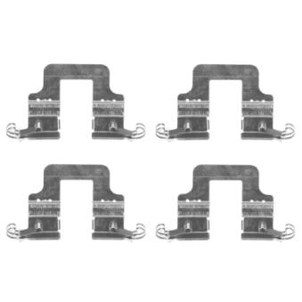 Kit d'accessoires, plaquette de frein à disque HELLA [8DZ 355 204-851]