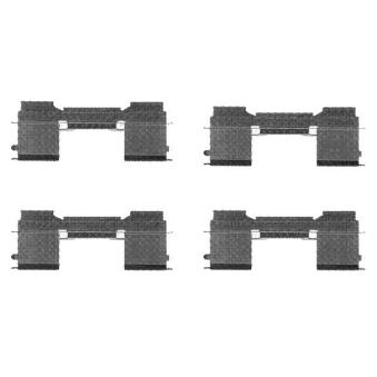 Kit d'accessoires, plaquette de frein à disque HELLA OEM 71770033