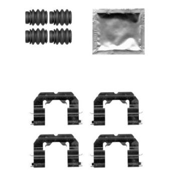 Kit d'accessoires, plaquette de frein à disque HELLA [8DZ 355 205-231]