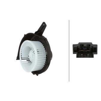 Pulseur d'air habitacle HELLA 8EW 366 400-471 pour VOLKSWAGEN POLO 1.9 SDI - 64cv