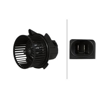 Pulseur d'air habitacle HELLA 8EW 366 400-681 pour CITROEN C4 1.6 16V Bio-Flex - 109cv