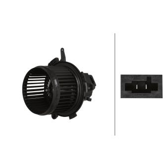 Pulseur d'air habitacle HELLA 8EW 366 400-951 pour VOLKSWAGEN SCIROCCO E-JUMPY - 136cv