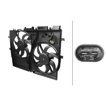 Ventilateur, refroidissement du moteur HELLA OEM 1358062080
