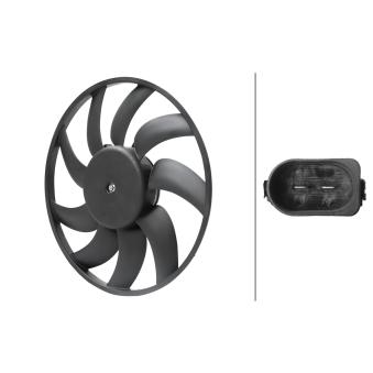 Ventilateur, refroidissement du moteur HELLA 8EW 366 420-261 pour SAAB 900 2.0 - 252cv