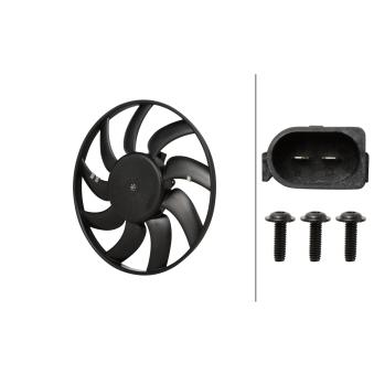Ventilateur, refroidissement du moteur HELLA 8EW 366 420-601 pour AUDI A4 2.0 TDI - 170cv