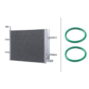 Condenseur, climatisation HELLA 8FC 366 220-551 pour SKODA FABIA 1.2 - 70cv