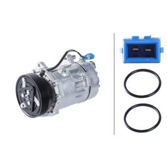 Compresseur, climatisation HELLA 8FK 366 200-161 pour VOLKSWAGEN PASSAT 1.9 TDI - 110cv