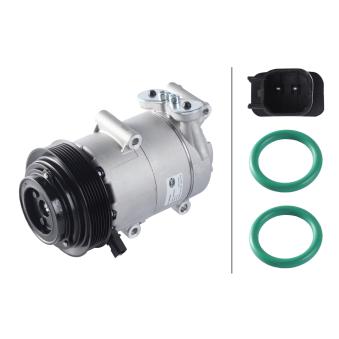 Compresseur, climatisation HELLA 8FK 366 200-321 pour FORD TRANSIT 2.4 TDCi - 140cv