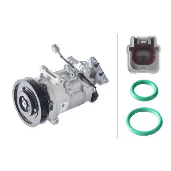 Compresseur, climatisation HELLA 8FK 366 200-681 pour KIA SHUMA 1.5 DCI - 110cv