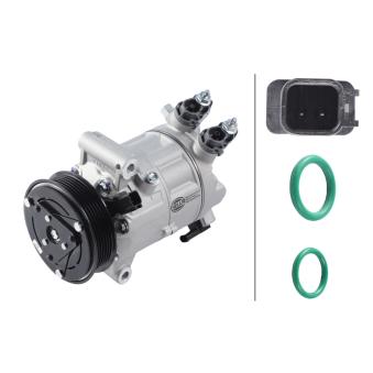 Compresseur, climatisation HELLA 8FK 366 200-921 pour FORD FOCUS 1,0 EcoBoost mHEV Flex - 125cv