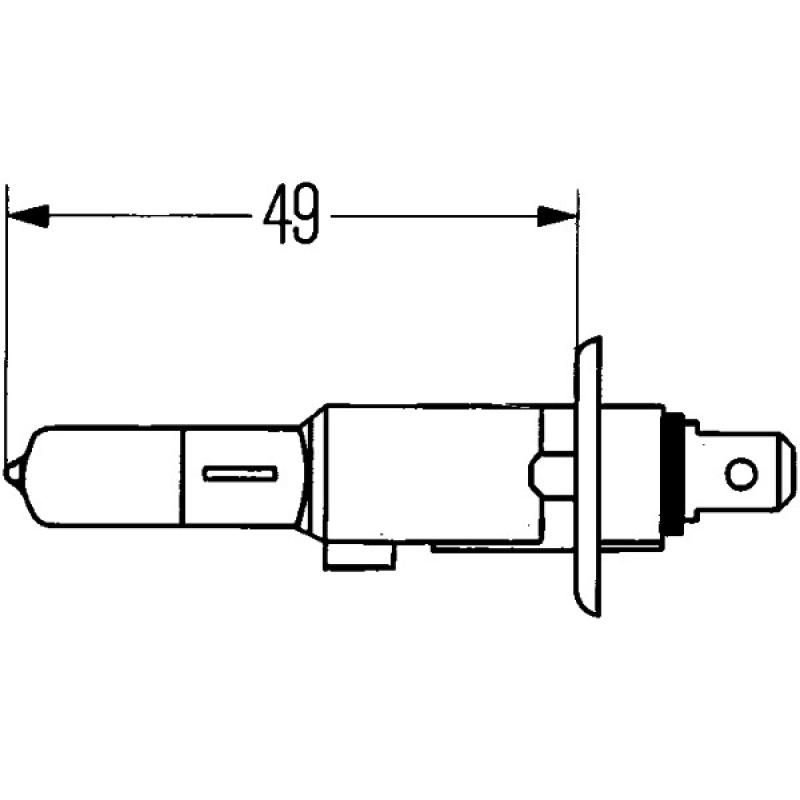 Ampoule, projecteur principal HELLA 8GH 002 089-153 - Visuel 1