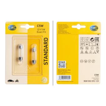 Ampoule, feu de stationnement/de position HELLA [8GM 002 092-123]