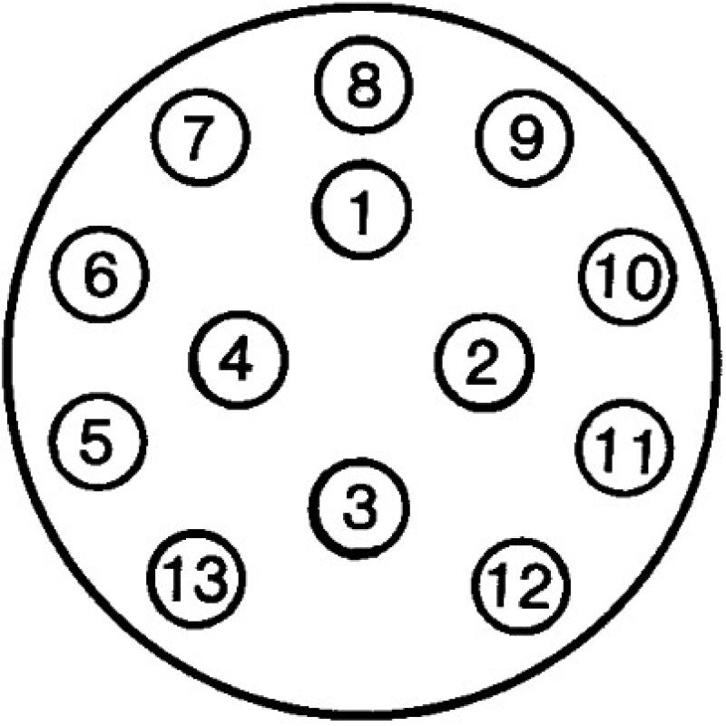 Prise HELLA 8JB 005 949-012 - Visuel 1