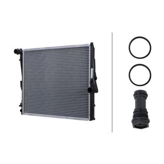 Radiateur, refroidissement du moteur HELLA 8MK 366 300-551 pour VOLKSWAGEN SCIROCCO 2.0d - 177cv