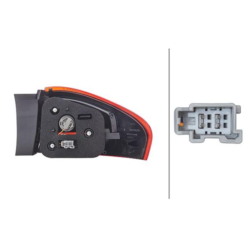 Feu arrière HELLA 9EL 354 997-051 - Visuel 1