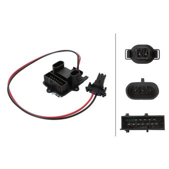 Résistance, pulseur d'air habitacle HELLA OEM 7701050325