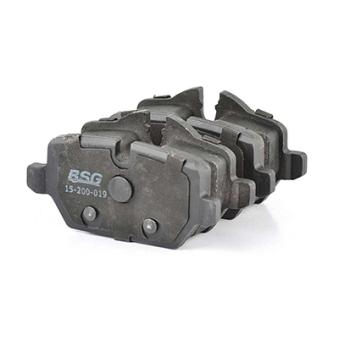 Jeu de 4 plaquettes de frein arrière BSG OEM 34121288890