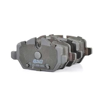 Jeu de 4 plaquettes de frein arrière BSG OEM 34219808706 Jeu de 4 plaquettes de frein arrière BSG OEM 34219808706