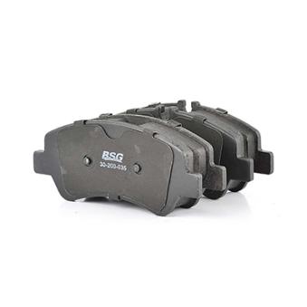 Jeu de 4 plaquettes de frein arrière BSG OEM 1840037 Jeu de 4 plaquettes de frein arrière BSG OEM 1840037