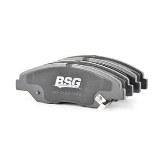 Jeu de 4 plaquettes de frein avant BSG BSG 40-200-043