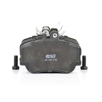 Jeu de 4 plaquettes de frein avant BSG OEM A0064201020