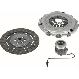 Kit d'embrayage HERTH+BUSS JAKOPARTS J2000894 pour FIAT UNO 1.7 CDTI - 110cv